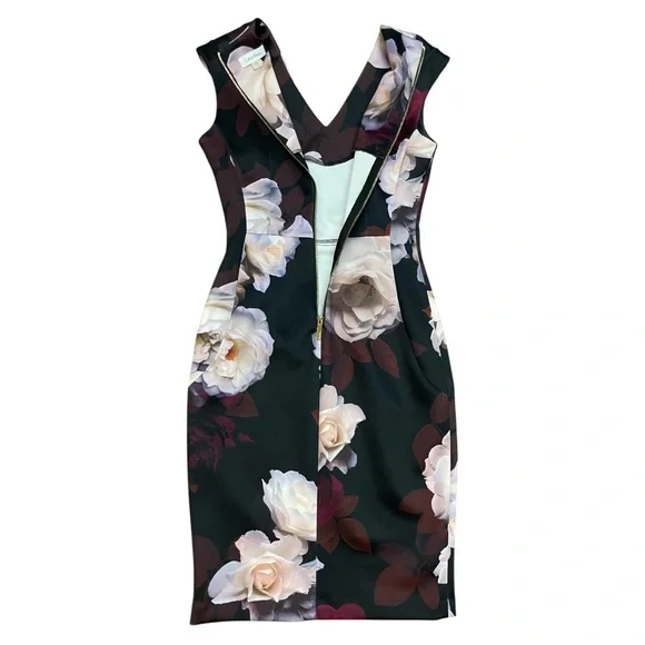 Calvin Klein Floral Sheath Dress - Picture 6 of 9